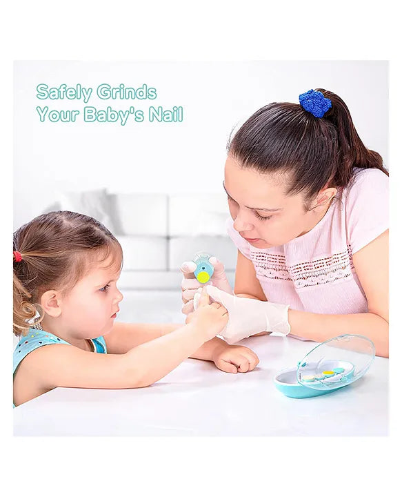 Electric Nail Trimmer for Babies/Infant | With 6 diffrent attachments & "LED" light.